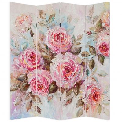 P9060 Decorative Screen Room divider Vintage roses (3,4,5 or 6 panels)