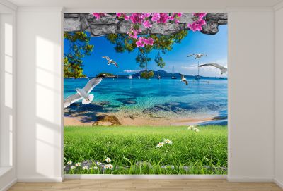 T9087 Wallpaper Fabulous sea view