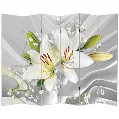 P0774 Decorative Screen Room divider  Abstraction - Lilium (3,4,5 or 6 panels)