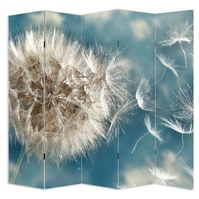 P0649 Decorative Screen Room divider  Dandelion (3,4,5 or 6 panels)