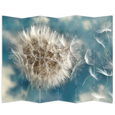 P0649 Decorative Screen Room divider  Dandelion (3,4,5 or 6 panels)