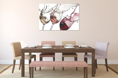 0802 Wall art decoration Glasses of wine