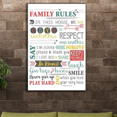 0839 Wall art decoration Family rools