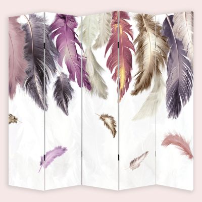 P9055 Decorative Screen Room divider Feathers (3,4,5 or 6 panels)