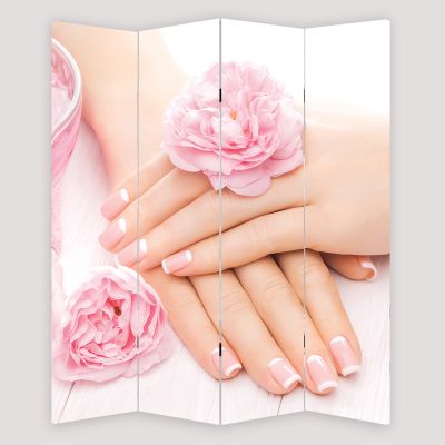 Screen beautiful manicure fior beauty salon