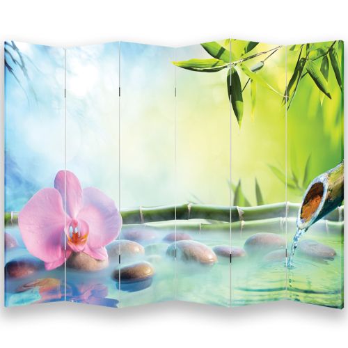 P0863 Decorative Screen Room divider Zen composition (3,4,5 or 6 panels)