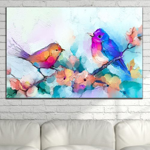 0872 Wall art decoration Flowers and birds