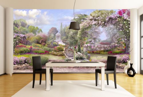 T9171 Wallpaper Fairy tale garden