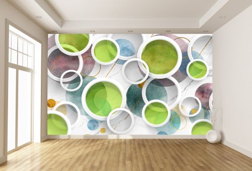 T9173 Wallpaper 3D circles