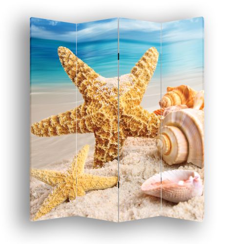 P0043 Decorative Screen Room divider Sea creatures (3,4,5 or 6 panels)