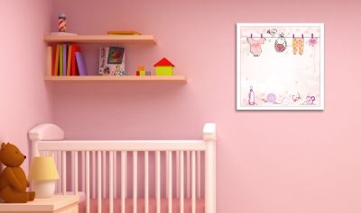 Baby girl wall art decoration 