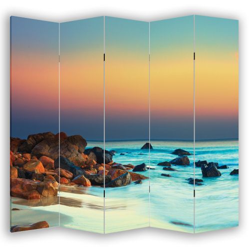 P0304 Decorative Screen Room divider Sunset over the sea (3,4,5 or 6 panels)