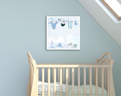 Baby boy wall art decoration 