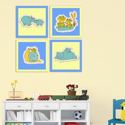 Interior for kids room of boy