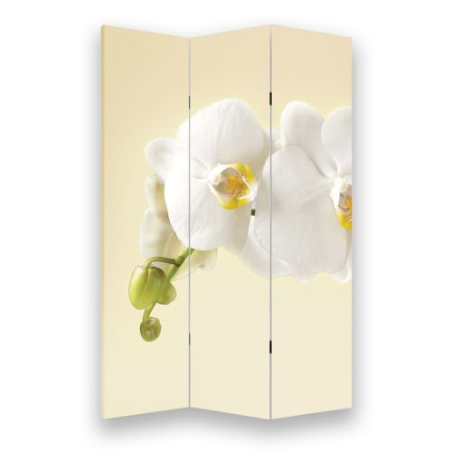 P0347 Decorative Screen Room divider Gentle white orchid (3,4,5 or 6 panels)