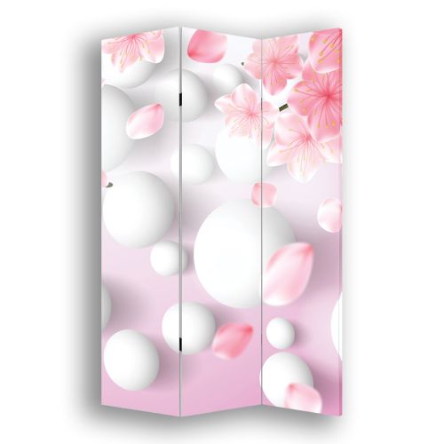 P9200 Decorative Screen Room divider Abstraction flowers and spheres (3,4,5 or 6 panels)