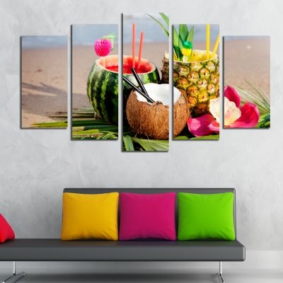 Wall decoration for restaurant an the beach