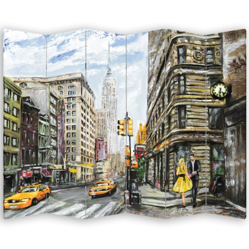 P0157 Decorative Screen Room devider New York, Brooklyn Bridge (3,4,5 or 6 panels)