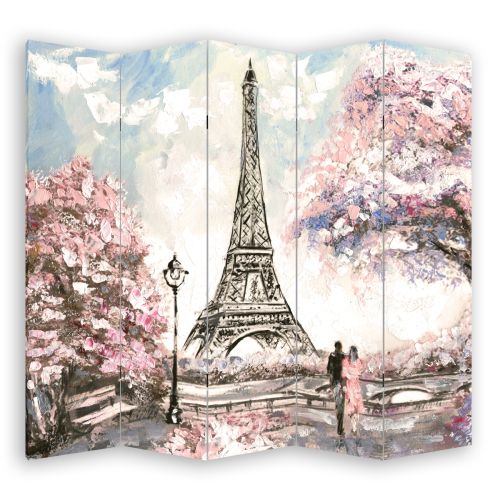 P0415 Decorative Screen Room divider Paris art (3,4,5 or 6 panels)