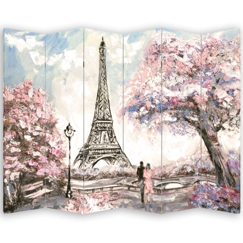 P0415 Decorative Screen Room divider Paris art (3,4,5 or 6 panels)