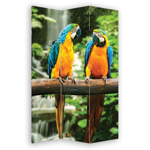 P0429 Decorative Screen Room divider Parrots (3,4,5 or 6 panels)