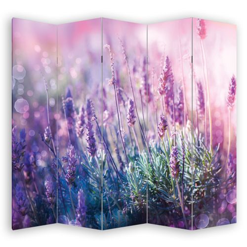 P0443 Decorative Screen Room divider Lavender (3,4,5 or 6 panels)