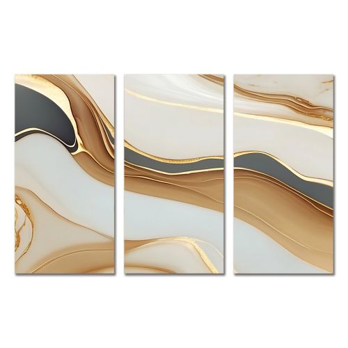 0945 Wall art decoration (set of 3 pieces) Abstraction