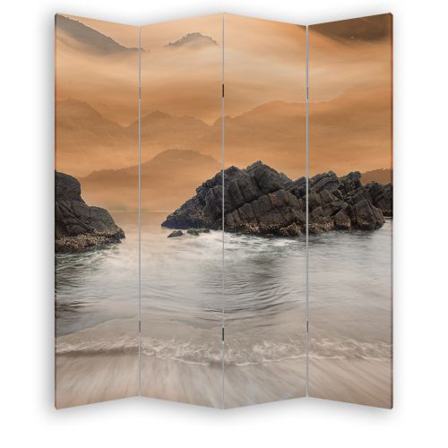 P0448 Decorative Screen Room divider Rocks in the sea (3,4,5 or 6 panels)