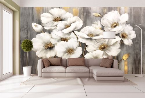 T0975 Wallpaper Art flowers