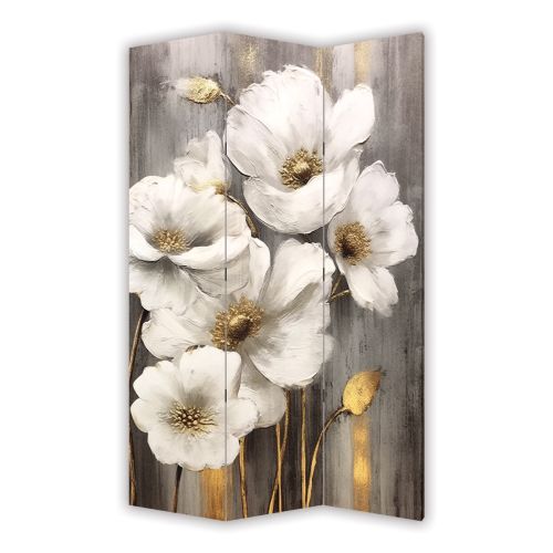 P9231 Decorative Screen Room divider Art Flowers (3, 4, 5 or 6 panels)