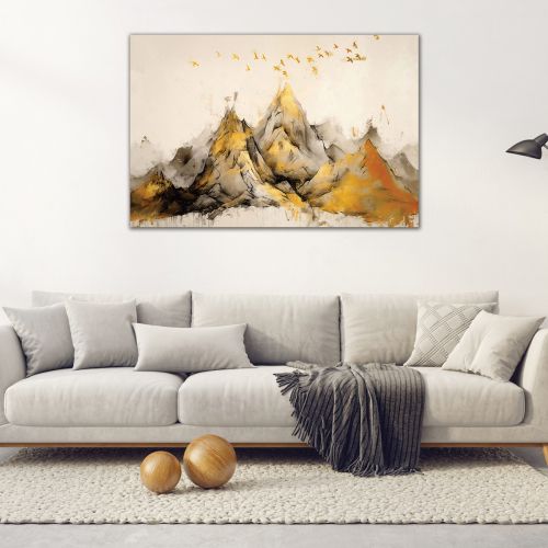 9245 Wall art decoration Abstraction Mountain