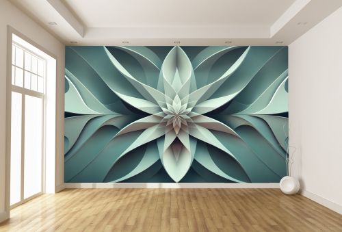 T9258 Wallpaper 3D Symmetrical Shapes