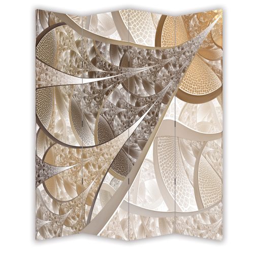 P9256 Decorative Screen Room divider 3D Abstract Shapes (3,4,5 or 6 panels)