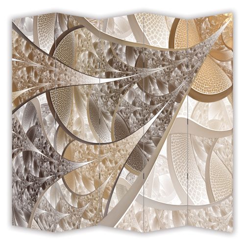 P9256 Decorative Screen Room divider 3D Abstract Shapes (3,4,5 or 6 panels)