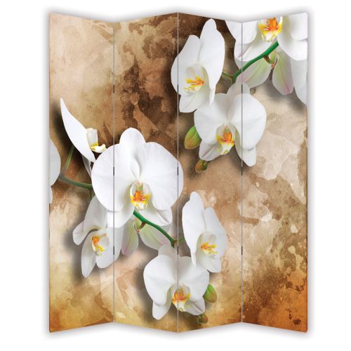 P0998 Decorative Screen Room divider Orchids (3, 4, 5 or 6 panels)