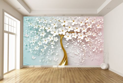 T9268 Wallpaper 3D Abstract tree