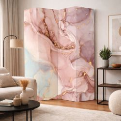 P0988 Decorative Screen Room divider  Abstraction with flowing colors (3,4,5 or 6 panels)