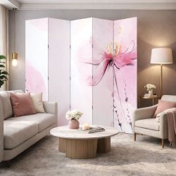 P9279 Decorative Screen Room divider Delicate flower (3,4,5 or 6 panels)