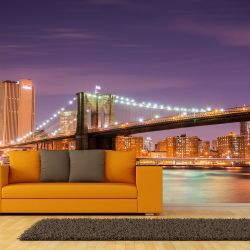 T9031 Wallpaper New York - Brooklyn Bridge