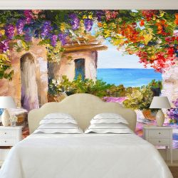 T9042 Wallpaper Art summer sea landscape 