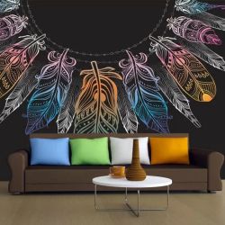 T9185 Wallpaper Feathers