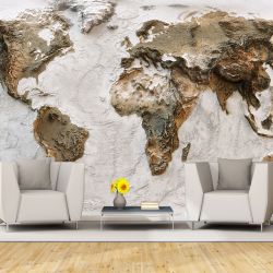 T9232 Wallpaper Map of the world