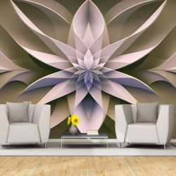T9257 Wallpaper 3D Symmetrical Shapes