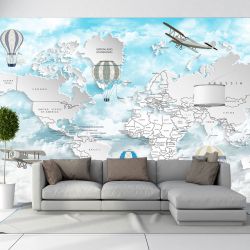 T9301 Wallpaper 3D Map of the world
