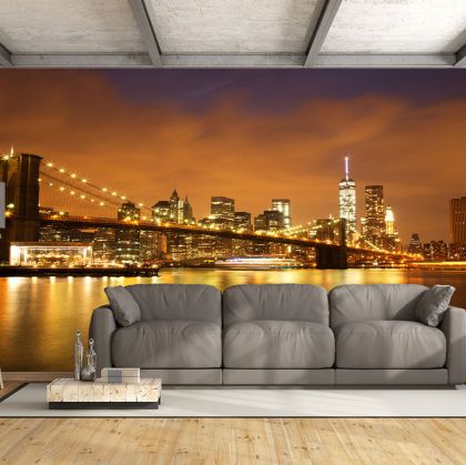 T0851 Wallpaper New York - Brooklyn Bridge