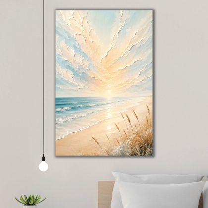 1182 Ocean Whisper – Modern Coastal Wall Art