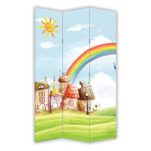 P9052 Decorative Screen Room divider Rainbow (3,4,5 or 6 panels)