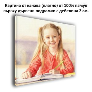 1123 PASTEL PORTRAIT - A memory that lives in the interior