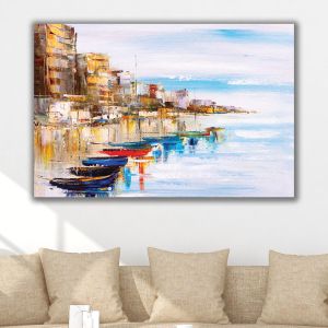 1128 Wall art decoration Pier - abstract seascape