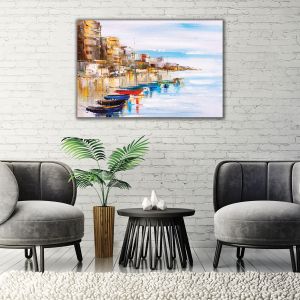 1128 Wall art decoration Pier - abstract seascape